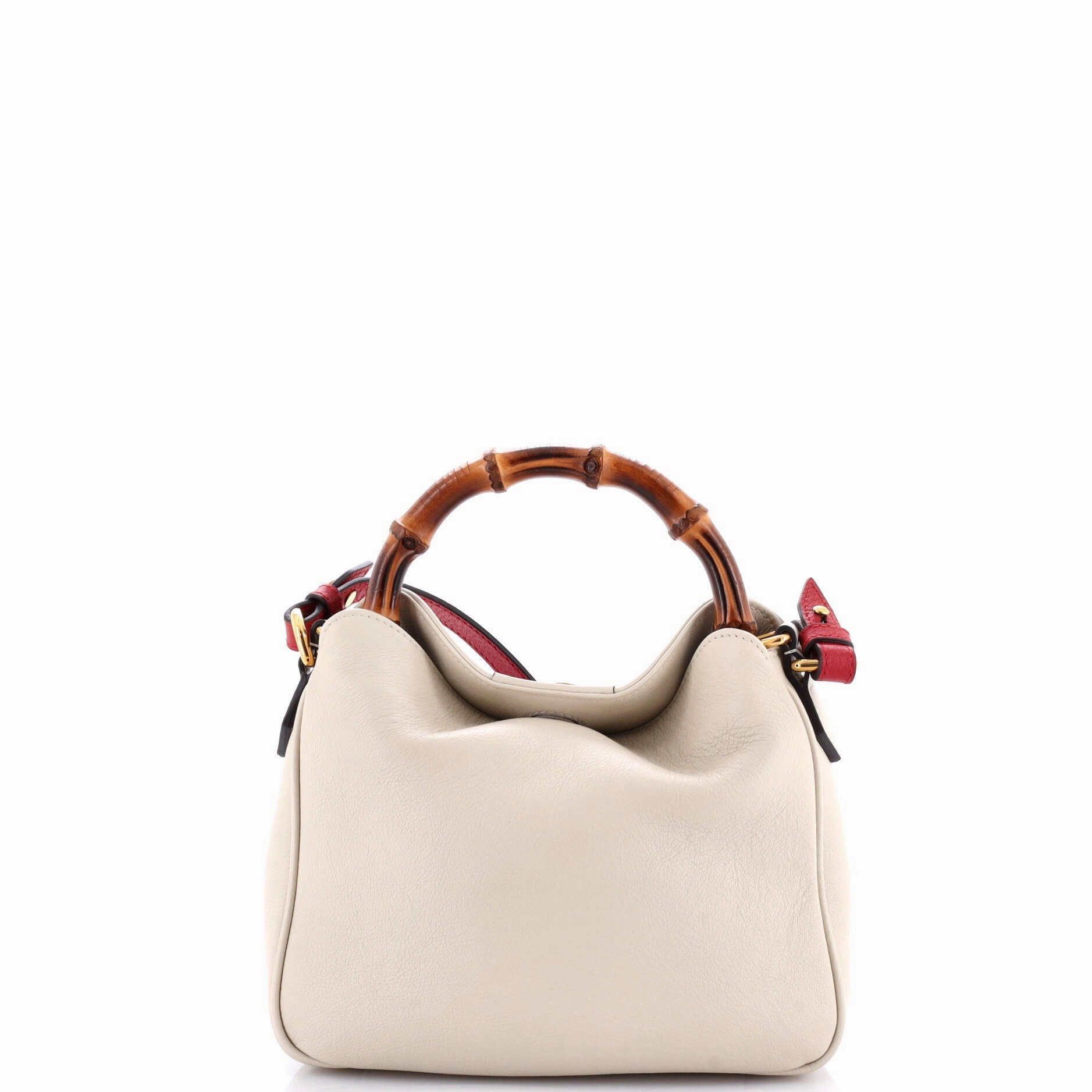 Diana NM Bamboo Shoulder Bag Leather Small