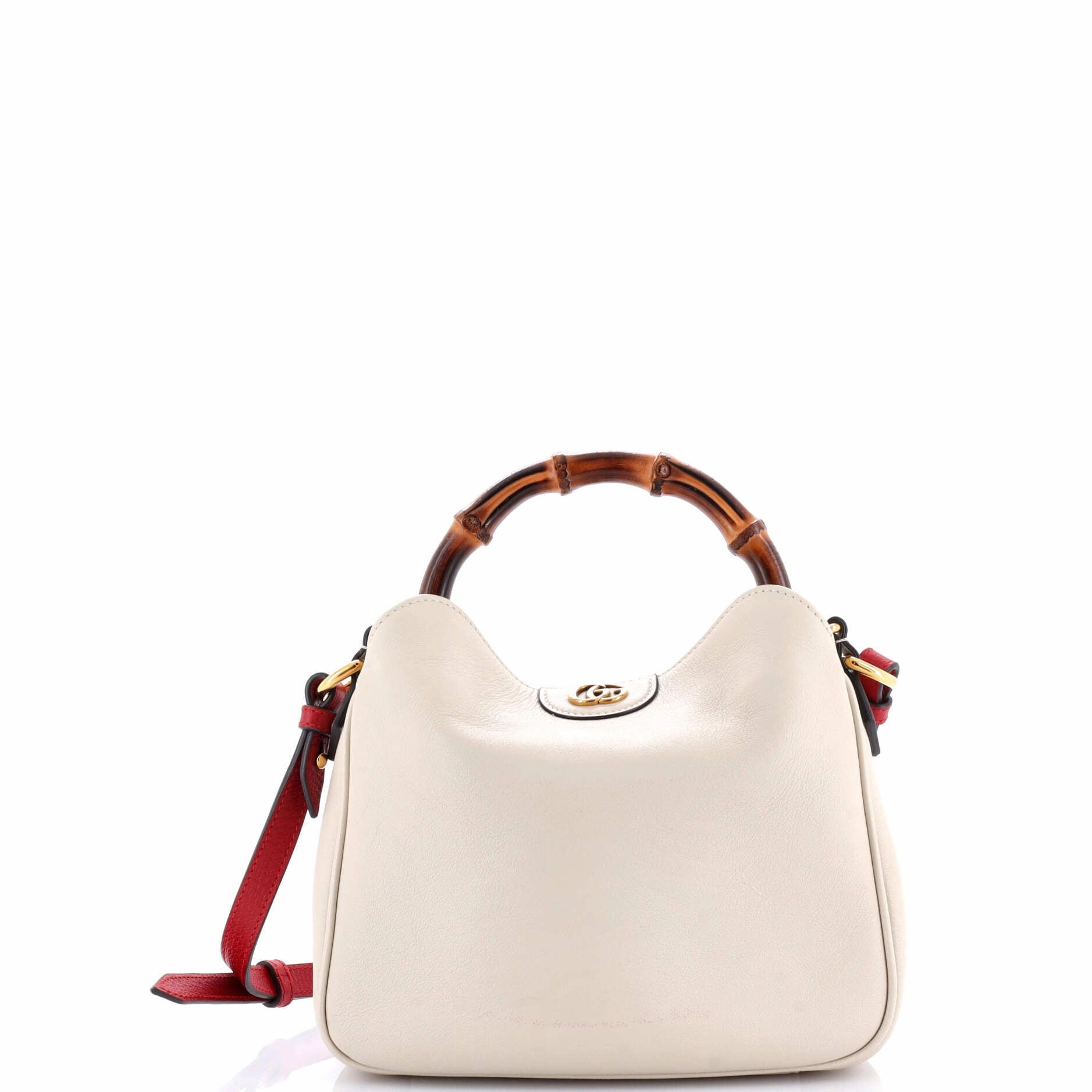 Diana NM Bamboo Shoulder Bag Leather Small