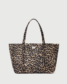 Dina Leopard Travel Tote