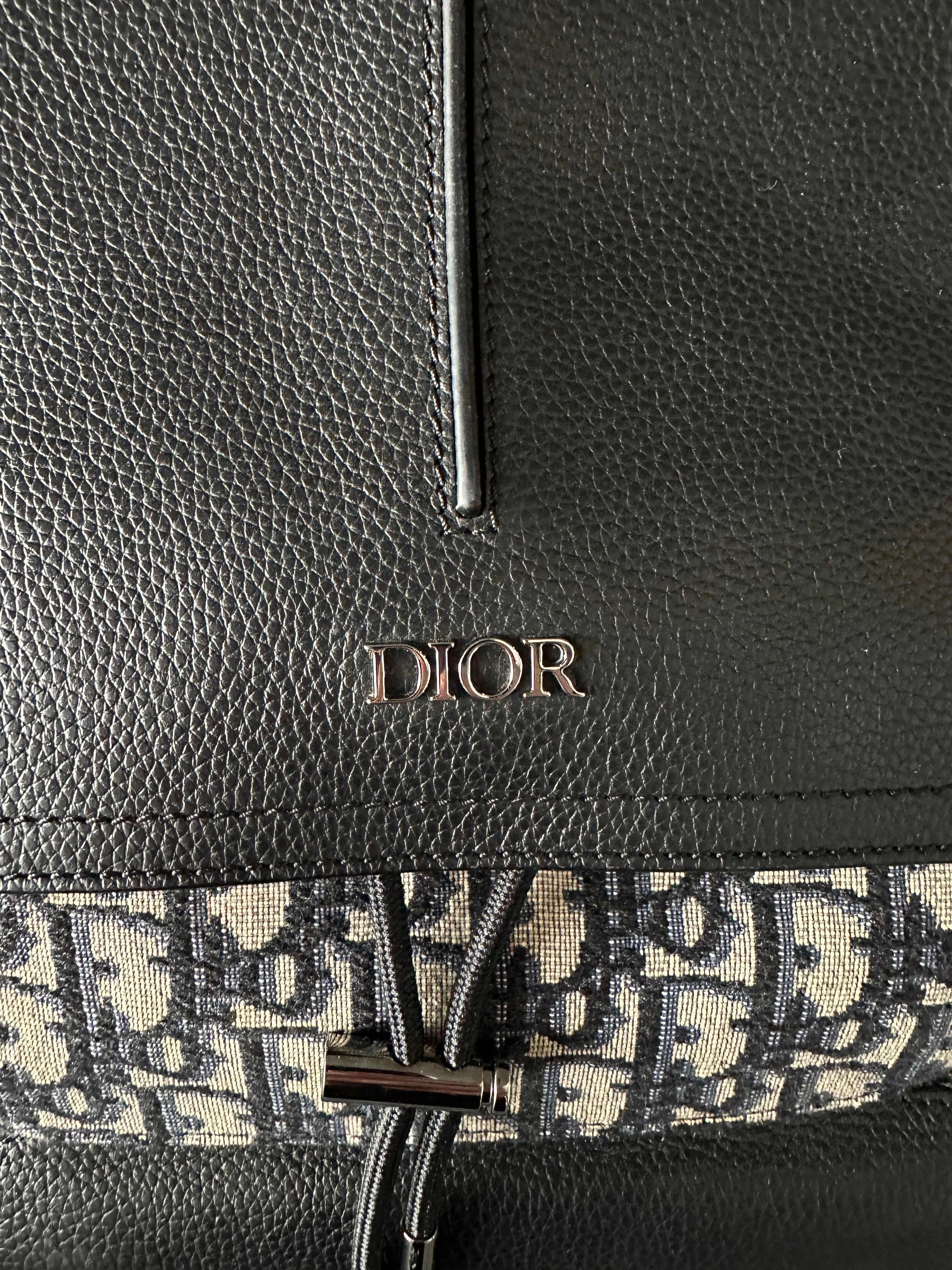 Dior Beige Oblique Motion Backpack