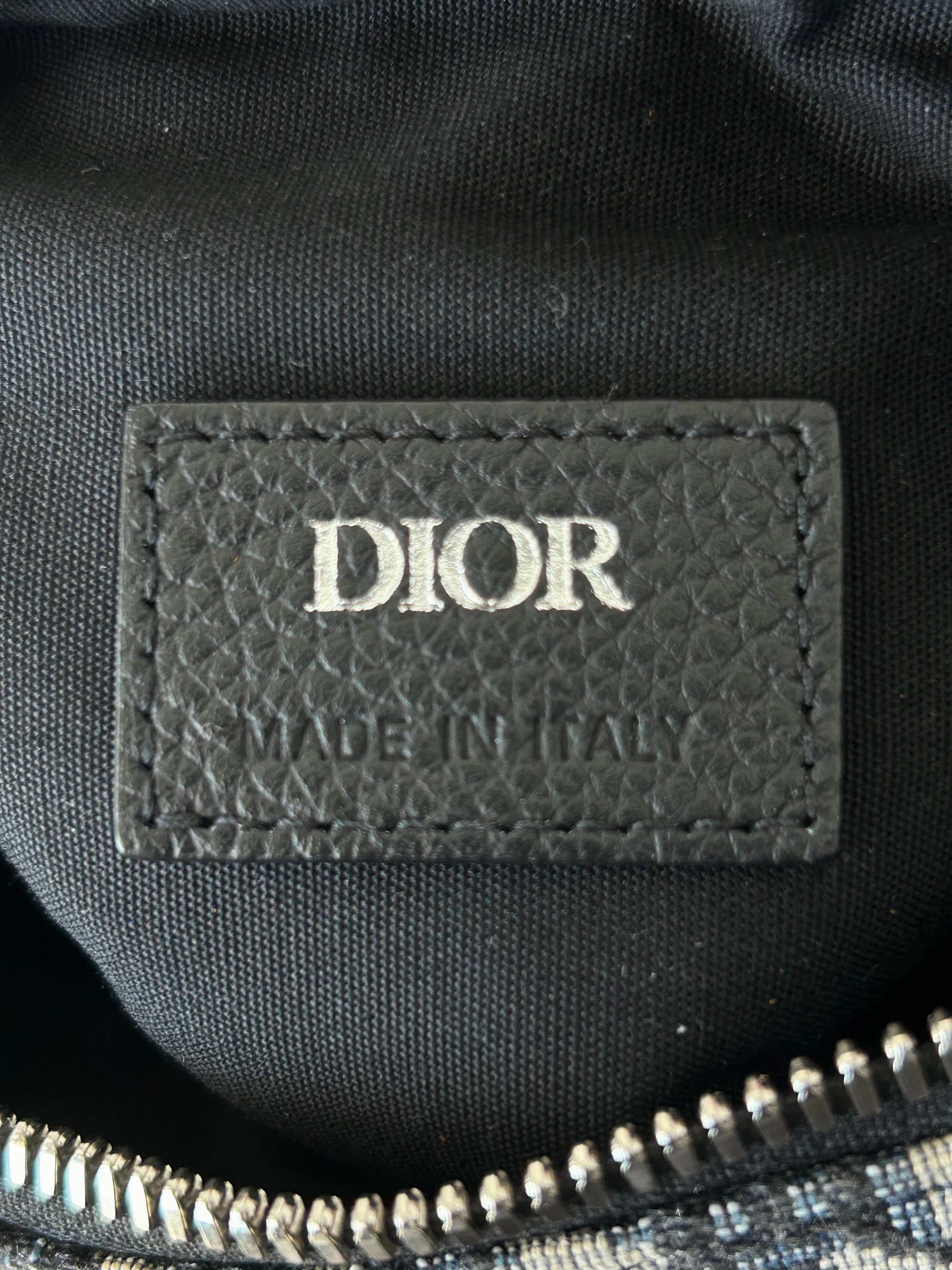 Dior Beige Oblique Roller Bag