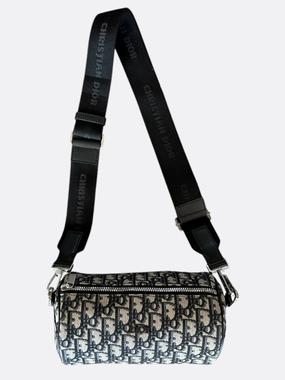Dior Beige Oblique Roller Bag