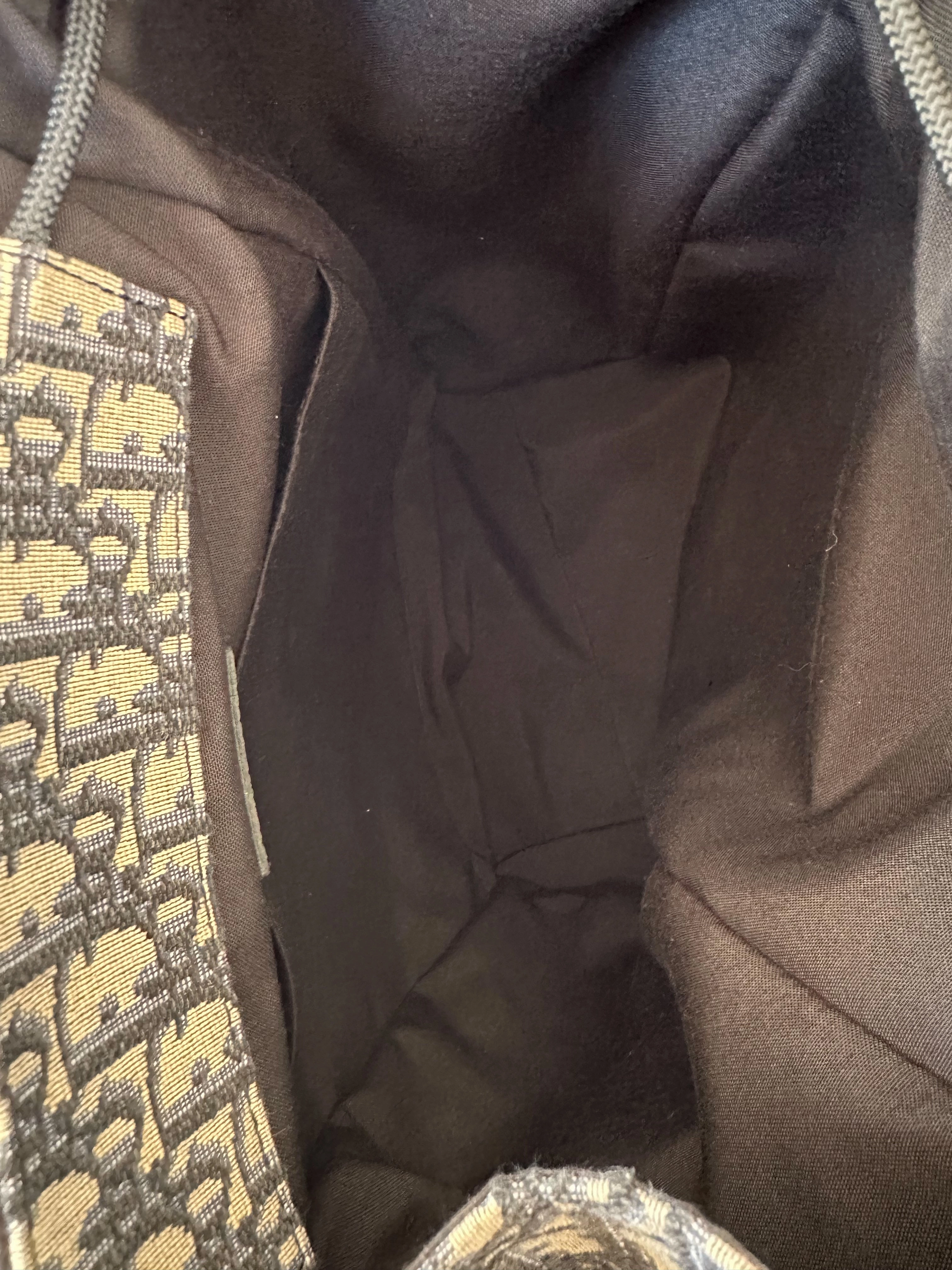 Dior Beige Oblique Saddle Backpack