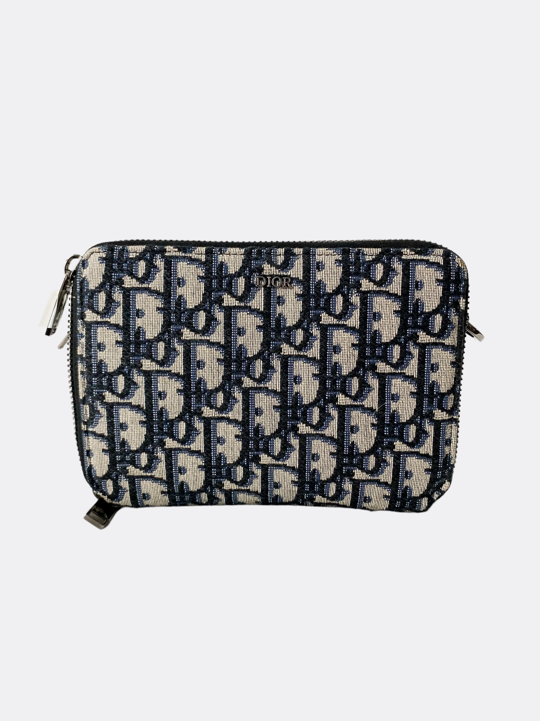 Dior Beige Oblique Shoulder Pouch