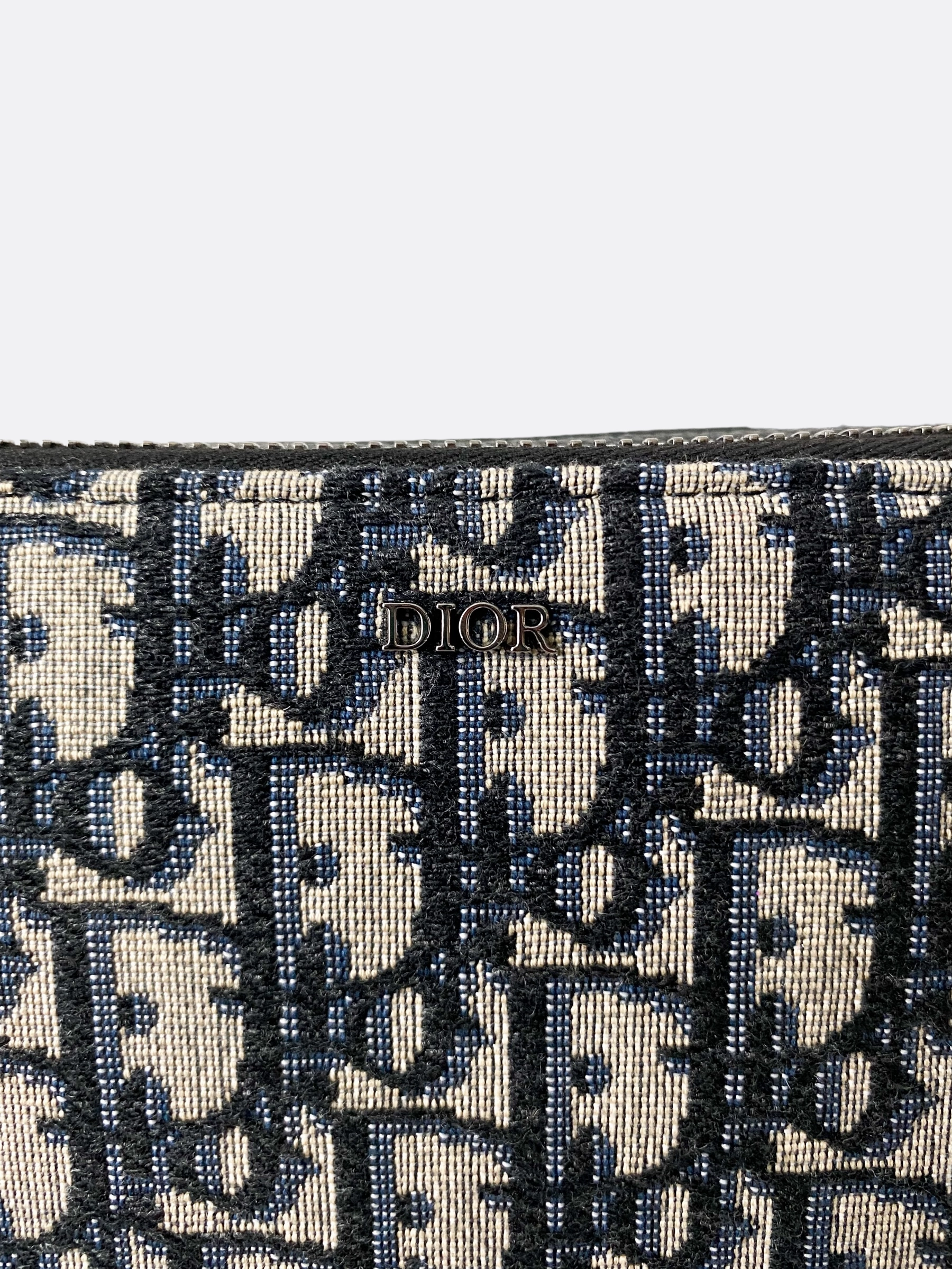 Dior Beige Oblique Shoulder Pouch