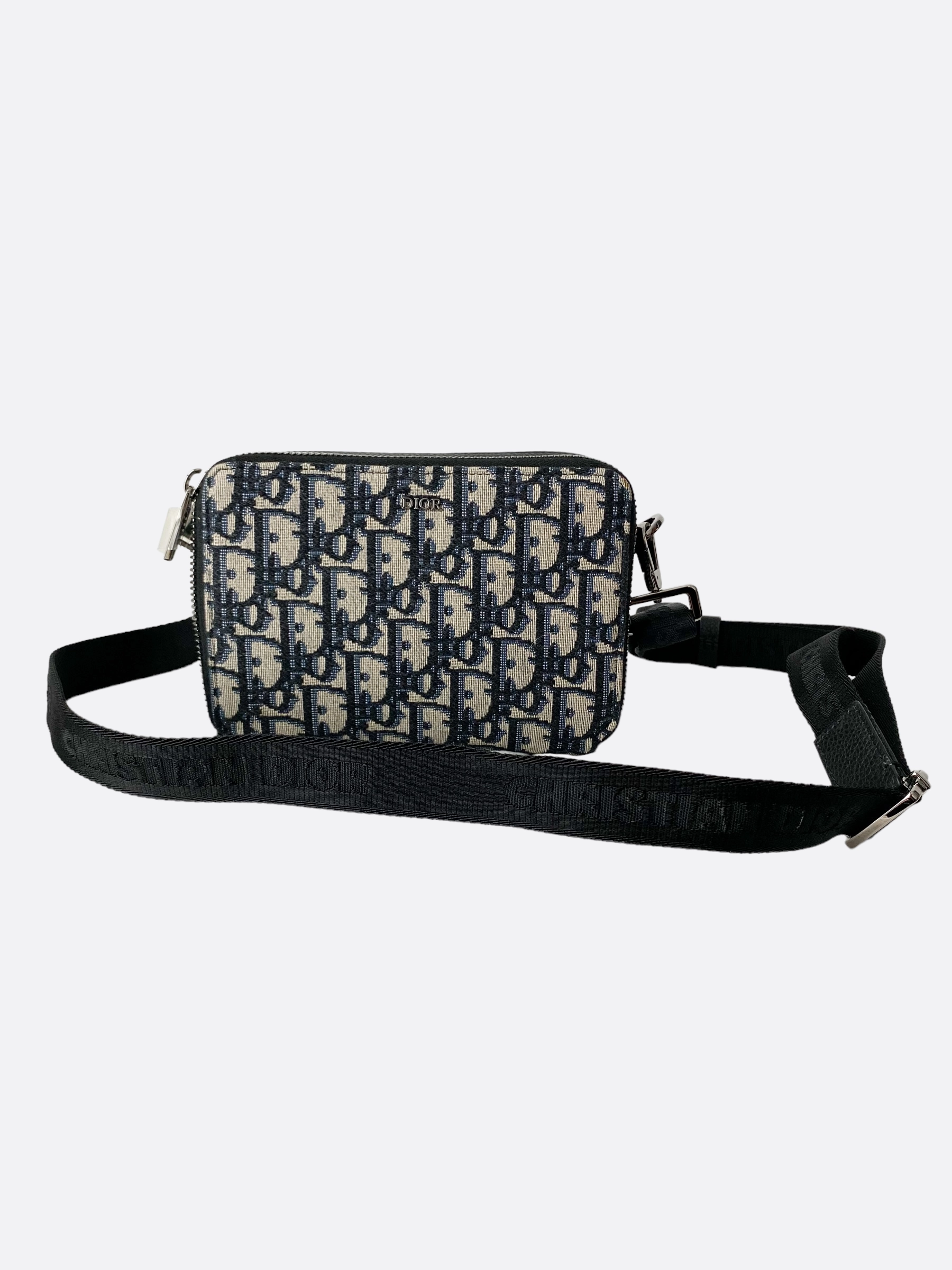 Dior Beige Oblique Shoulder Pouch