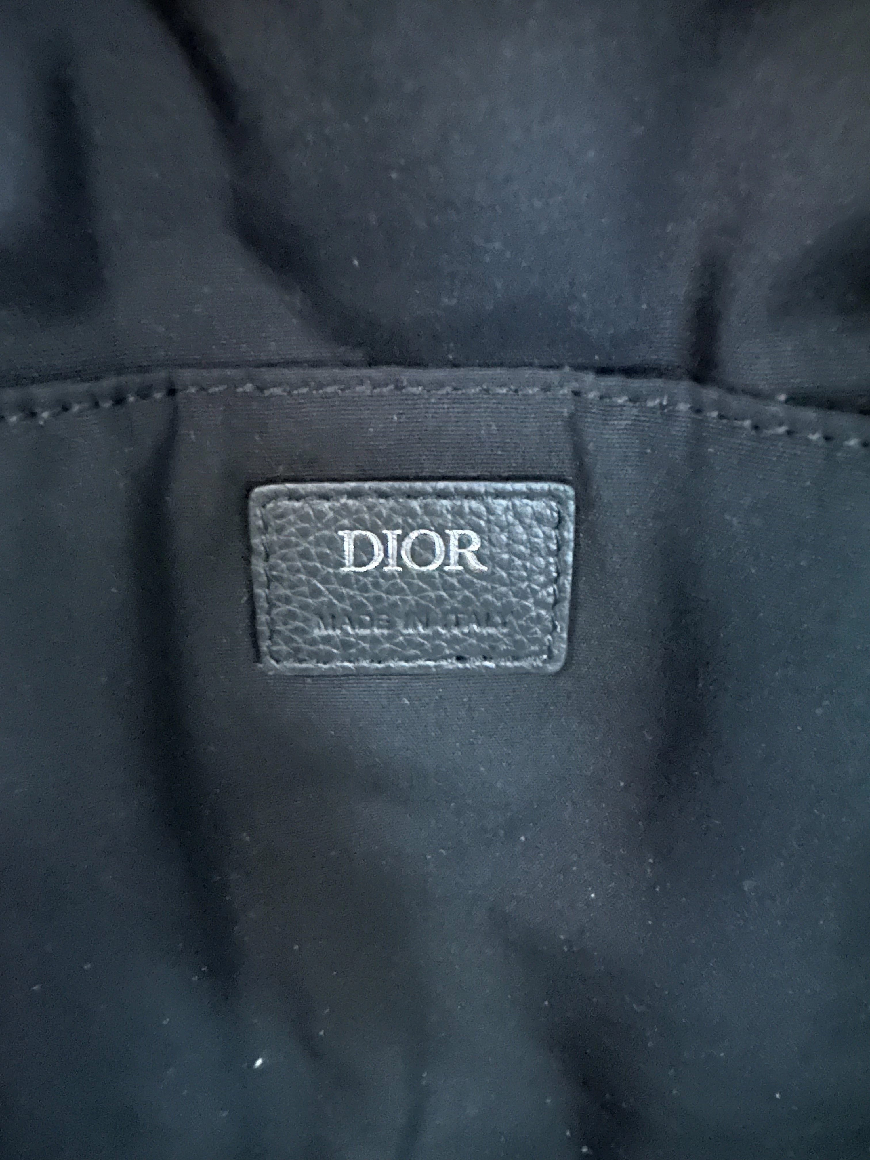 Dior Black Oblique Rider Backpack