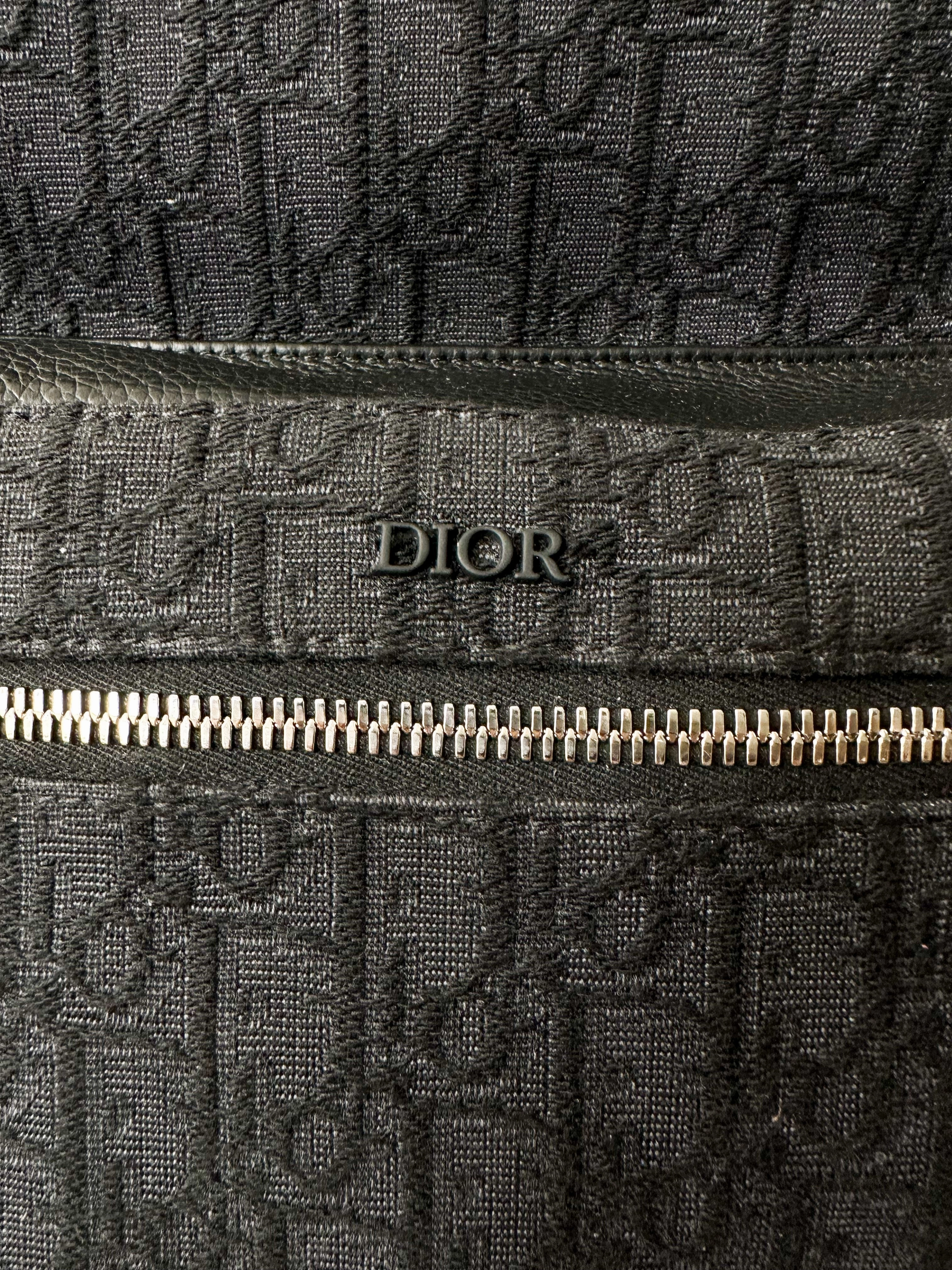 Dior Black Oblique Rider Backpack