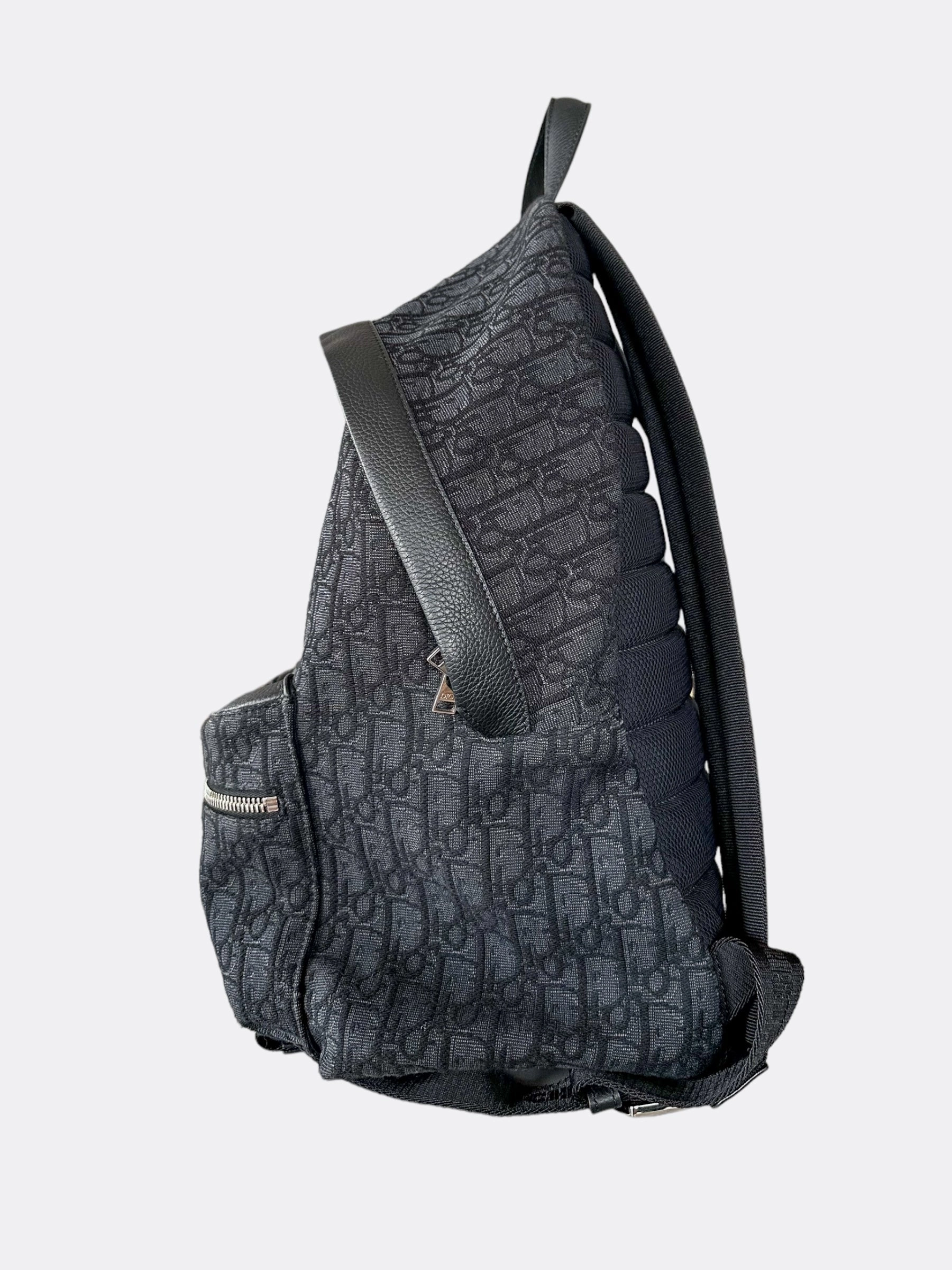 Dior Black Oblique Rider Backpack