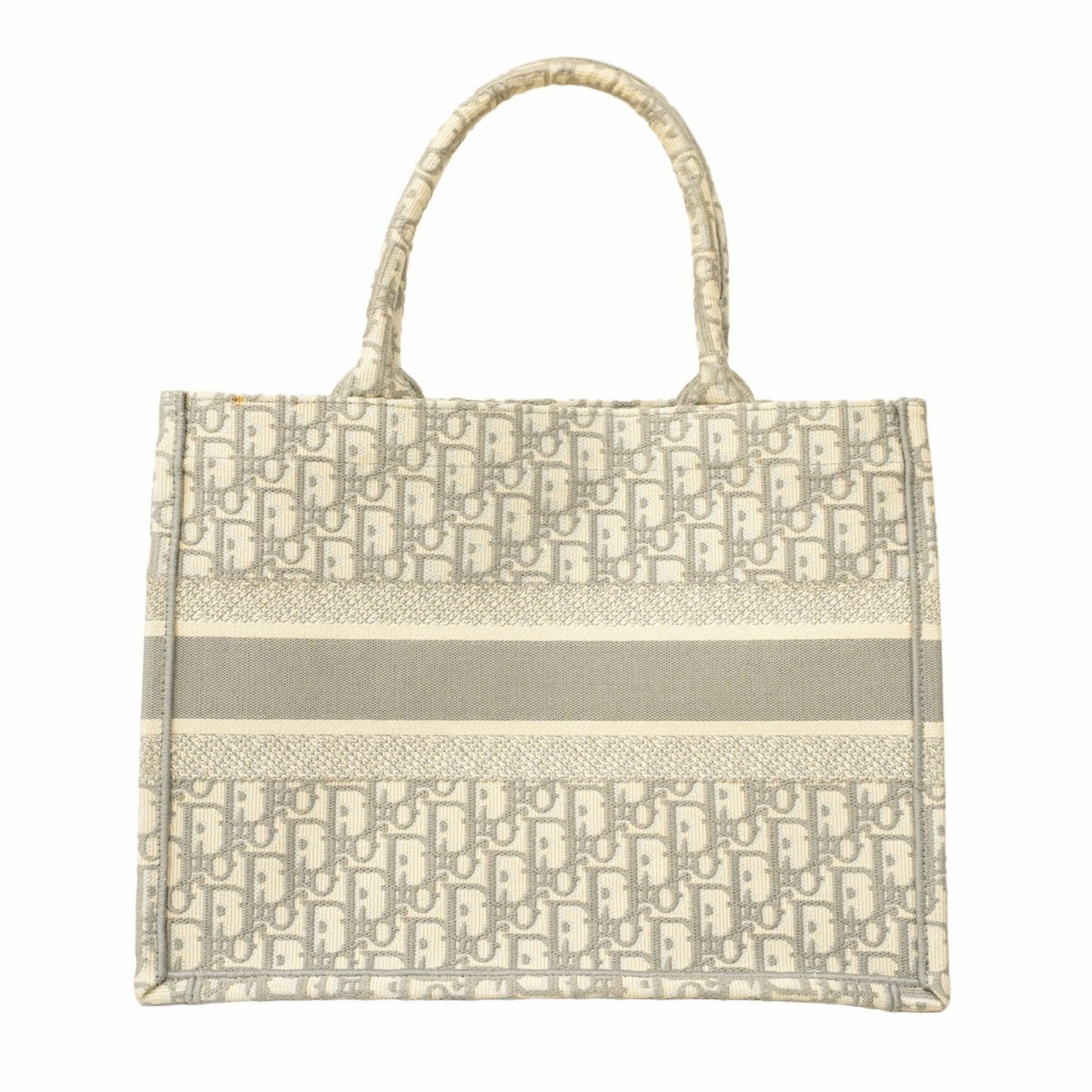 Dior Book Tote Canvas Tote Bag (Pre-Owned)
