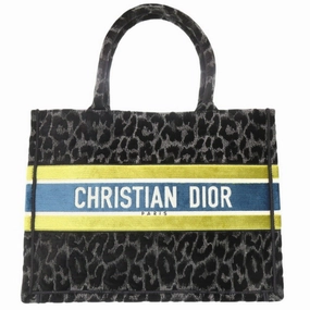 Dior Book Tote Velvet Tote Bag (Pre-Owned)