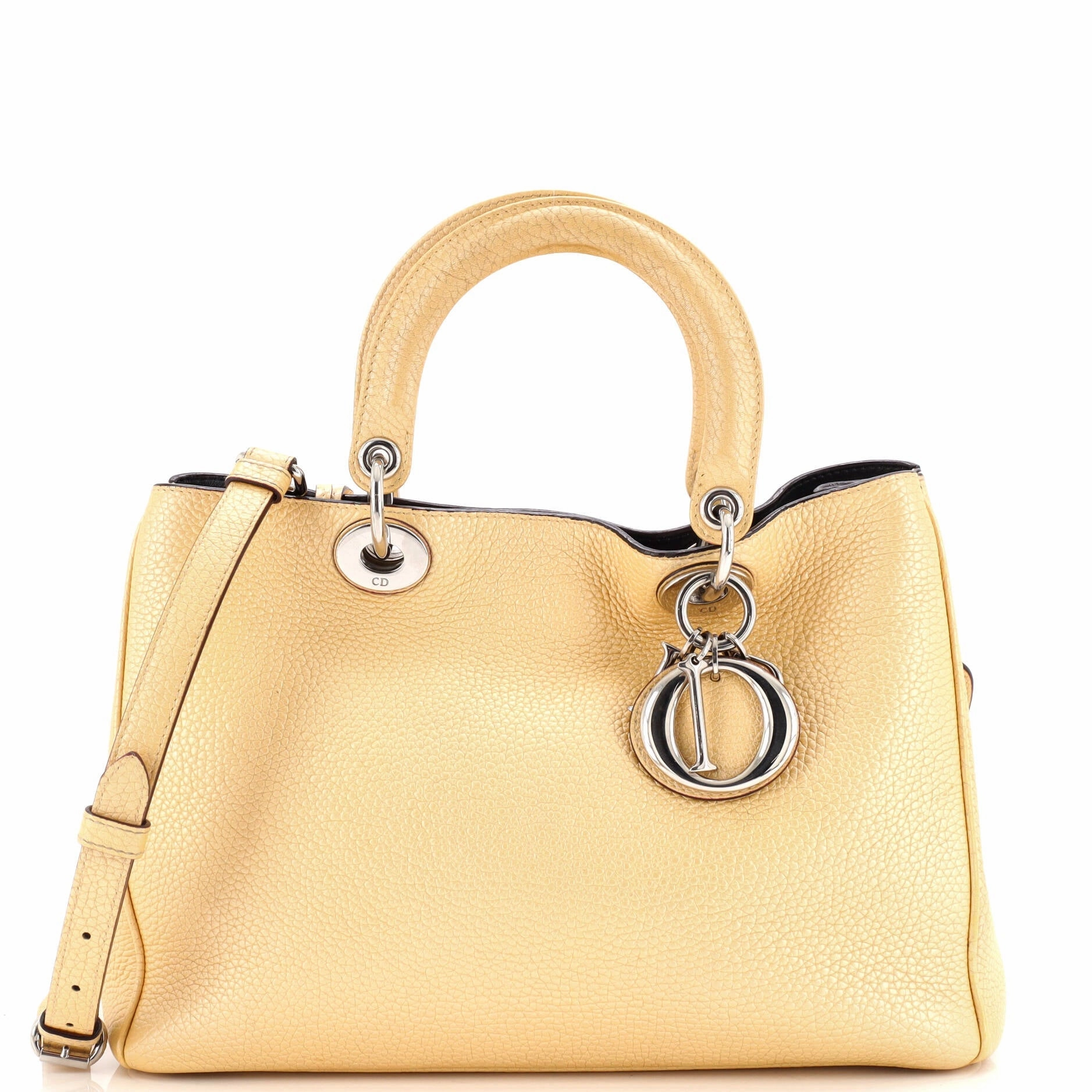 Diorissimo Tote Pebbled Leather Medium