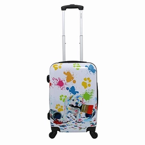 Doggie 20-Inch Hardside Lightweight Expandable Upright Spinner Carry-On Suitcase