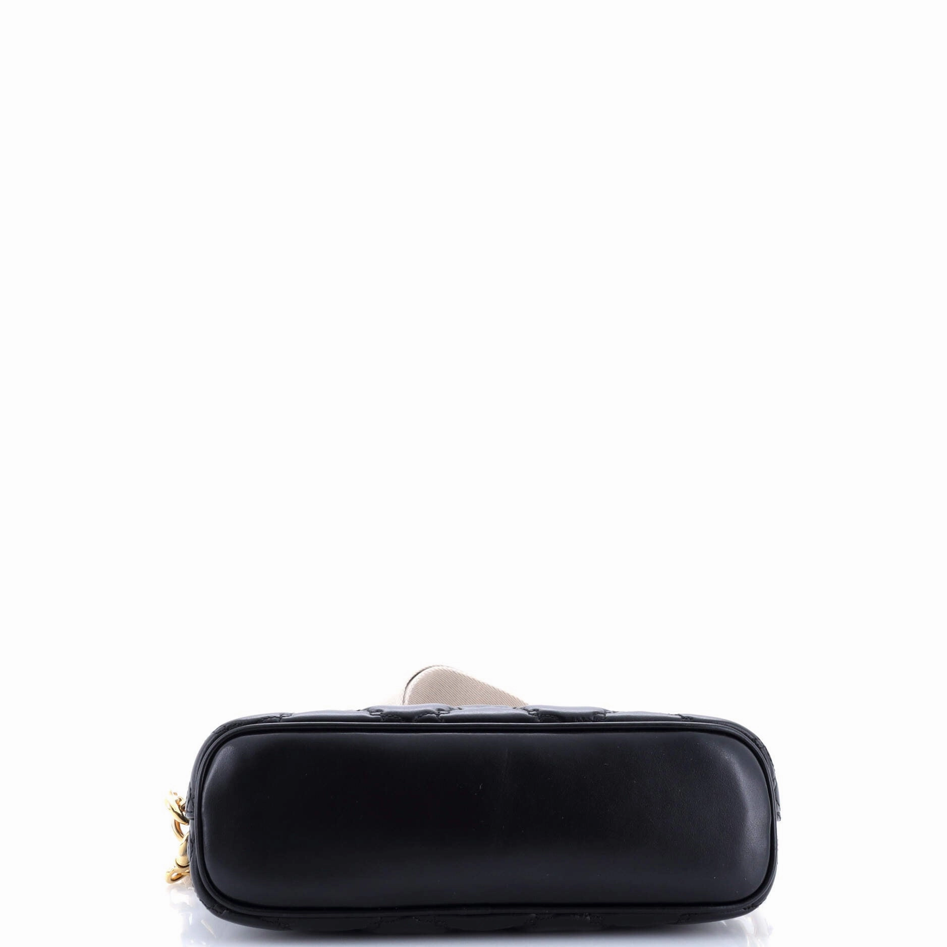 Dome Chain Zip Shoulder Bag GG Matelasse Leather Small
