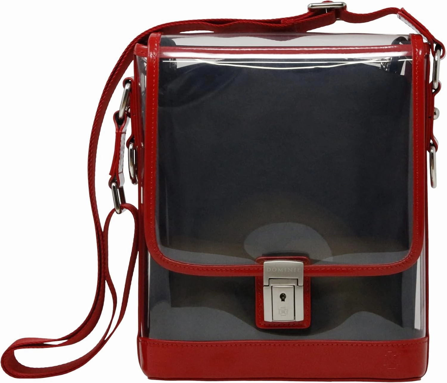 DOMINIE Messenger Unisex Holographic Leather/TPU Satchel Bag