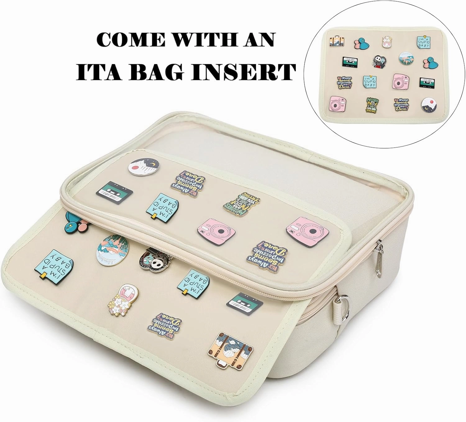 Dopamine Color Ita Bag Backpack Satchel Oxford Crossbody Messenger Shoulder Bag