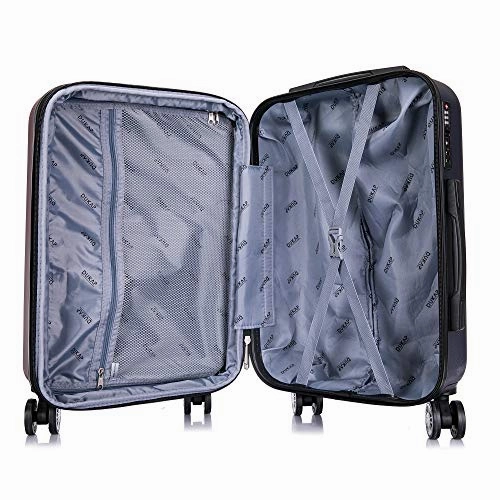 DUKAP Crypto Lightweight Hardside Spinner XL 32'' inch - Wine and Blue