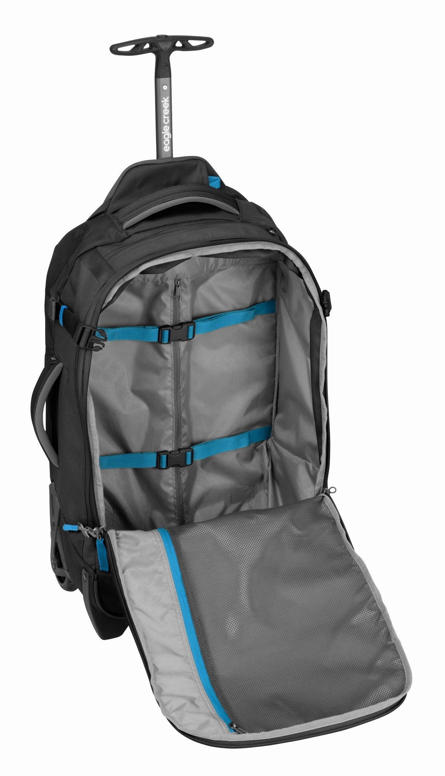 Eagle Creek Gear Warrior Carry Luggage Softside 2-Wheel Rolling Suitcase, Black