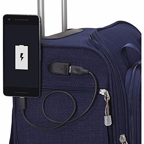 eBags Kalya Underseat Carry-on 2.0 with USB Port (Aubergine)
