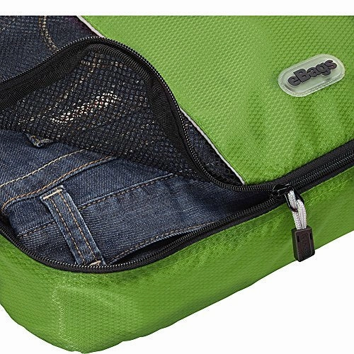 eBags Packing Cubes for Travel - 6pc Value Set - (Grasshopper)