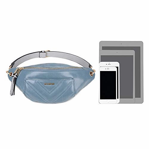 ECOSUSI Women Fanny Pack Waist Bag with Adjustable Strap for Working Traveling Casual Outdoor
