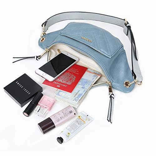 ECOSUSI Women Fanny Pack Waist Bag with Adjustable Strap for Working Traveling Casual Outdoor