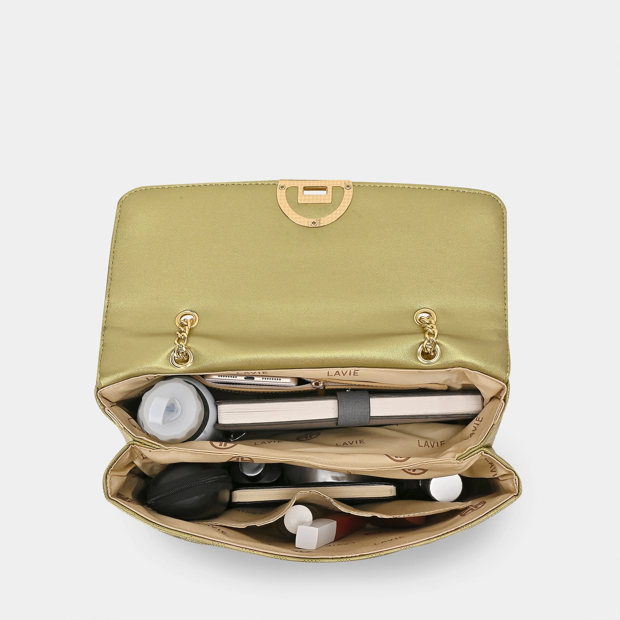 Edel Large Flap Satchel Bag
