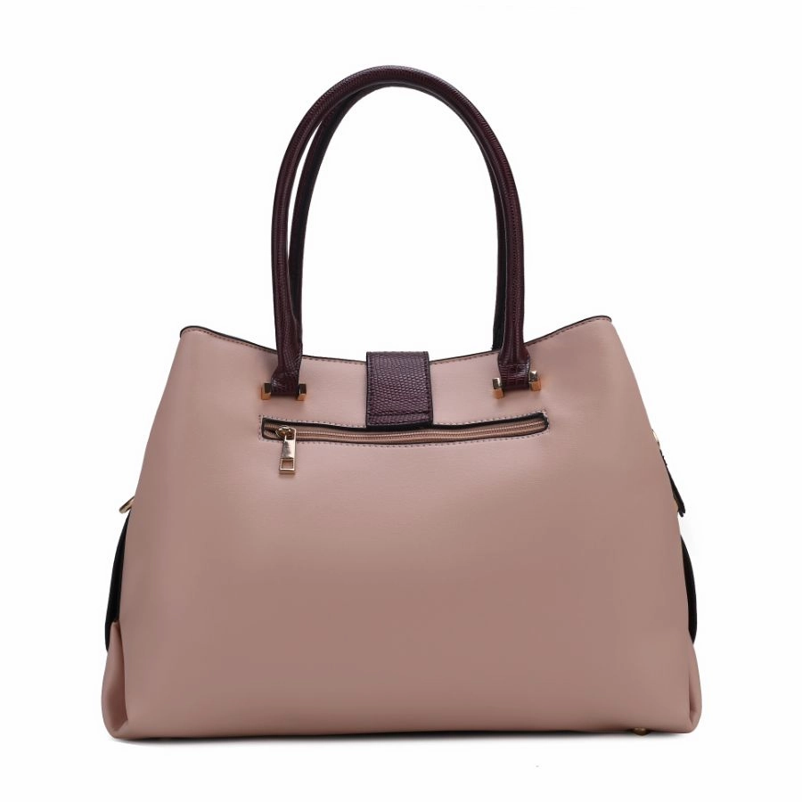 Edith Vegan Leather Womens Tote Bagwith wallet ?2 pieces