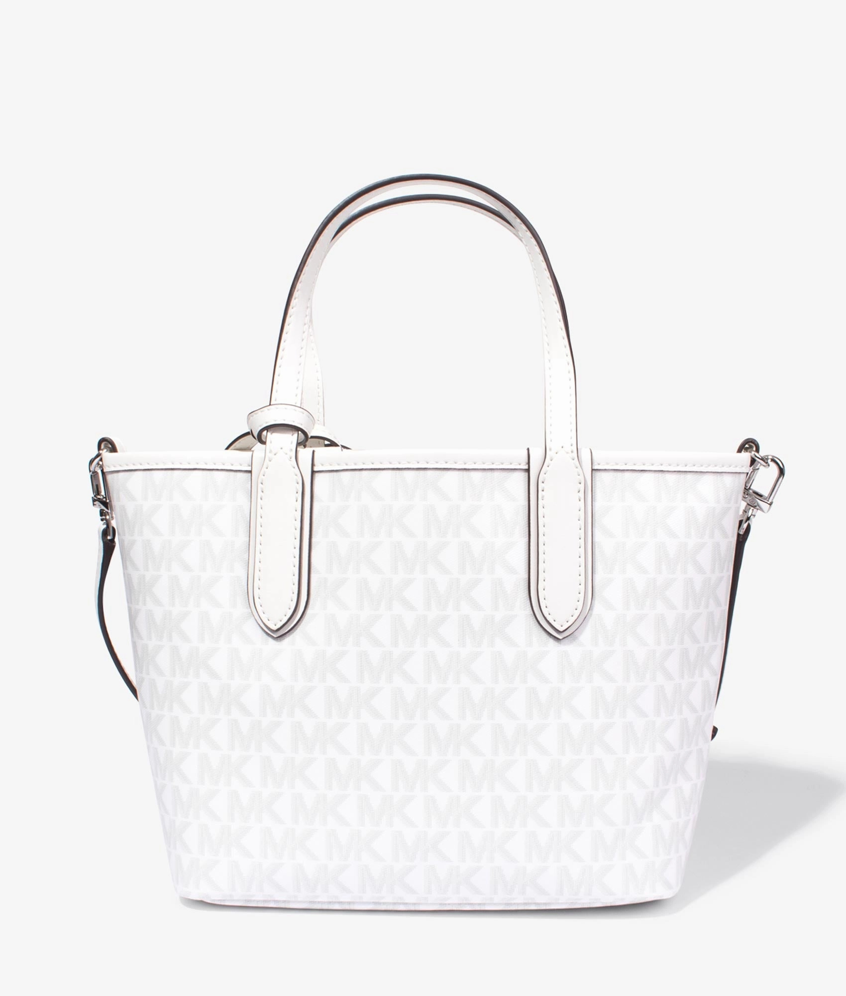 Eliza mini tote in optic white