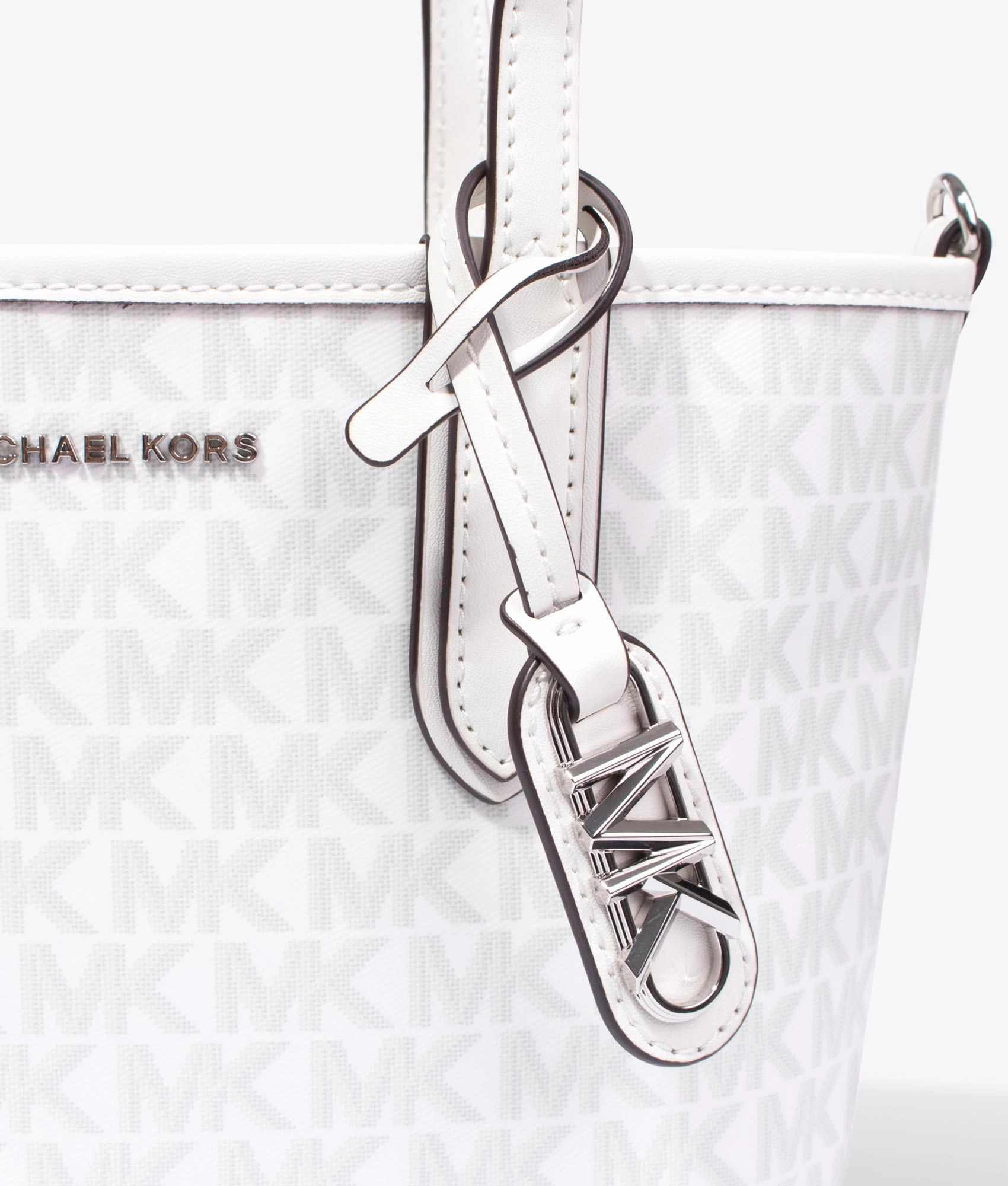 Eliza mini tote in optic white