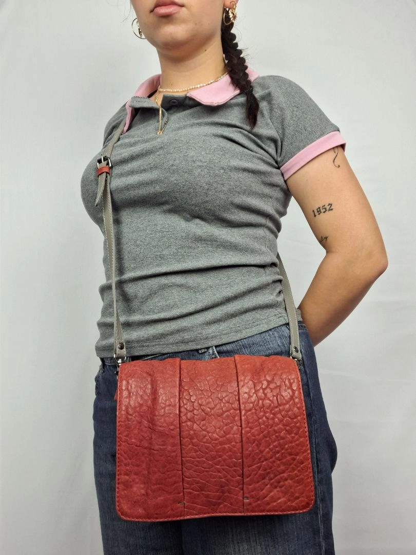 Elk Soft Embossed Leather Multi Bag