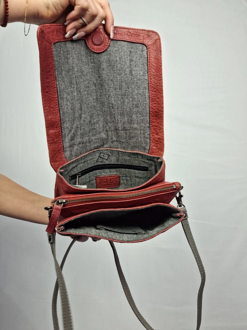 Elk Soft Embossed Leather Multi Bag