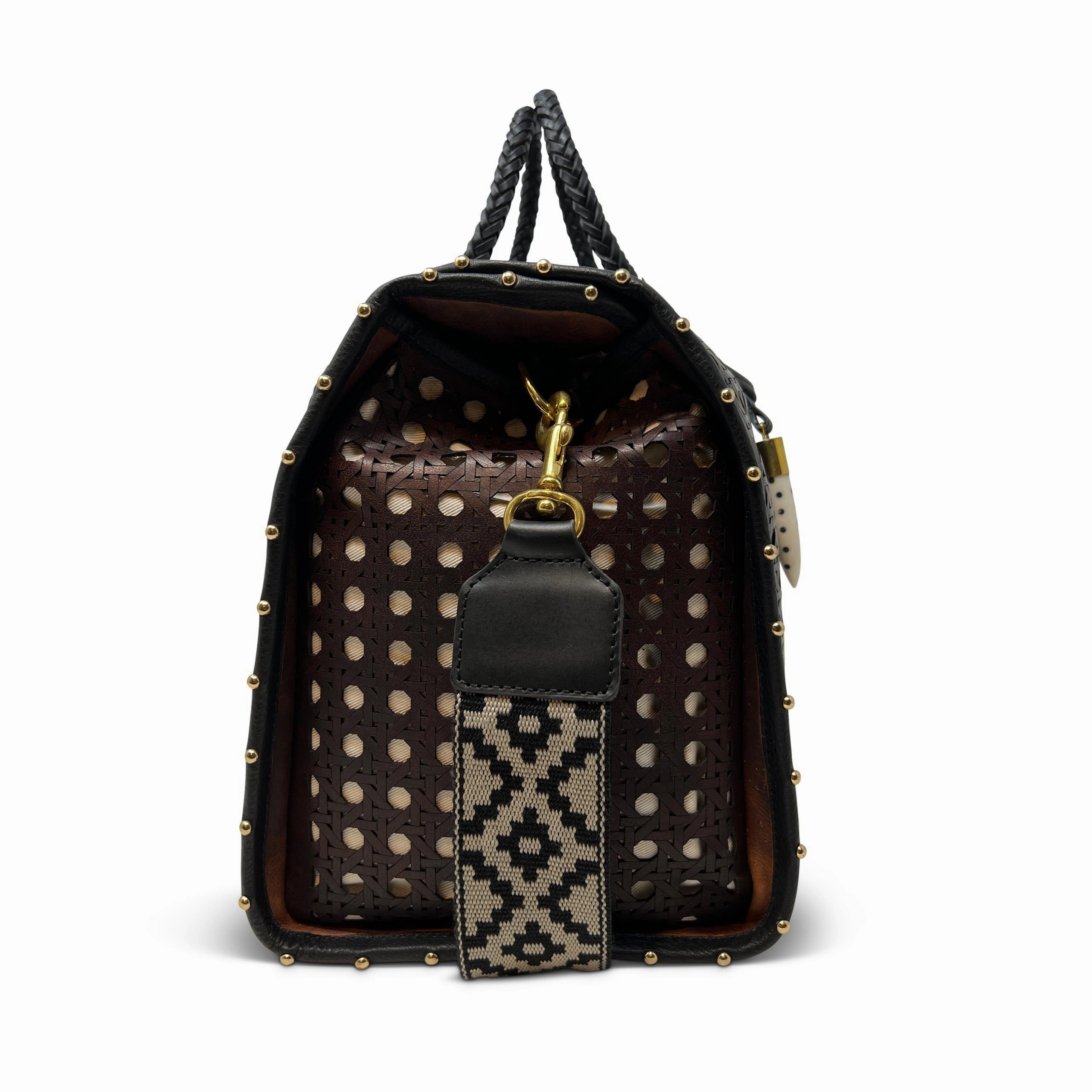 Ella Bag - Leather Rattan