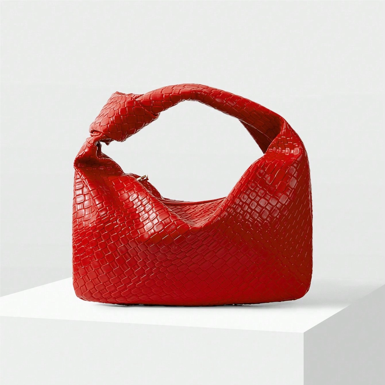 Elysian Elegance Retro Crescent Handbag