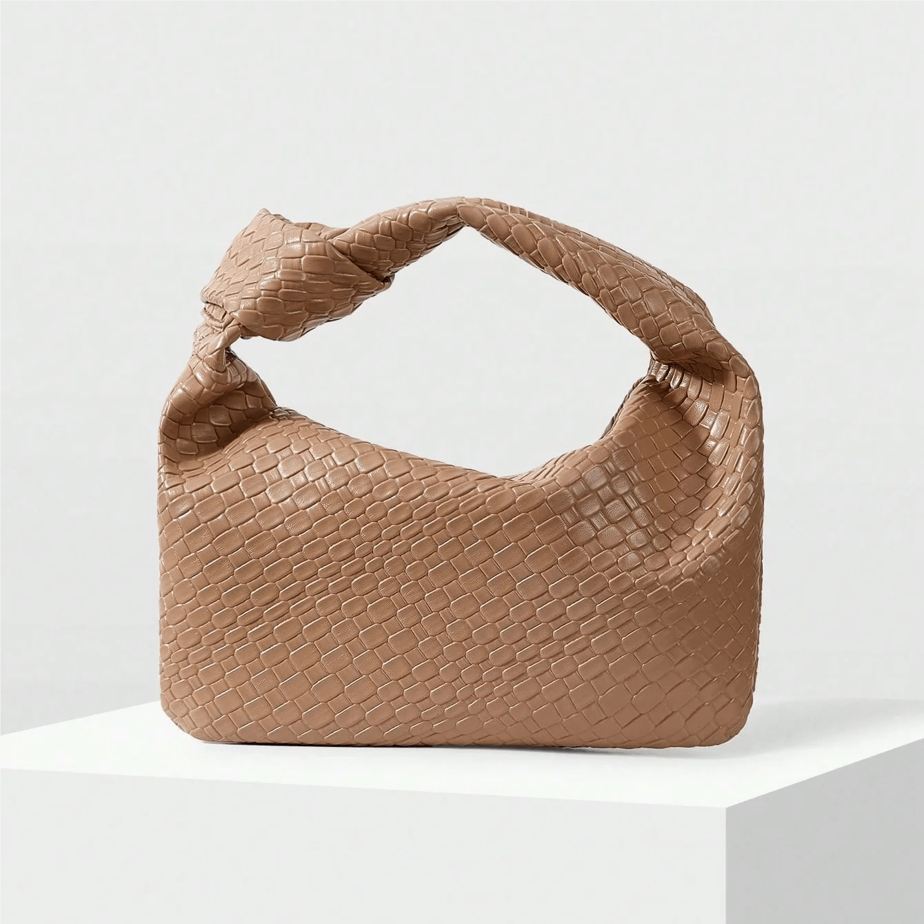 Elysian Elegance Retro Crescent Handbag