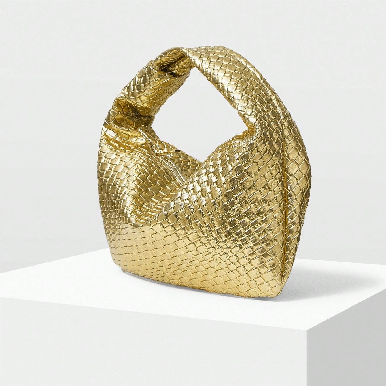 Elysian Elegance Retro Crescent Handbag