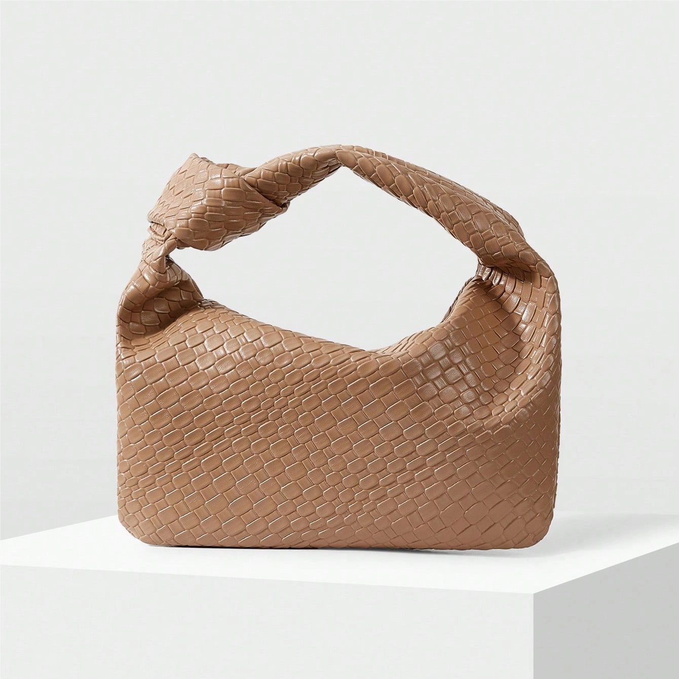 Elysian Elegance Retro Crescent Handbag