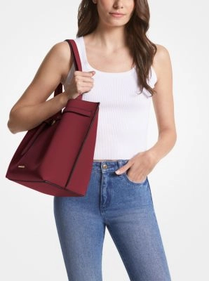 Emilia Large Pebbled Leather Tote Bag