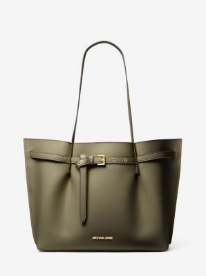 Emilia Large Pebbled Leather Tote Bag