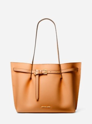 Emilia Large Pebbled Leather Tote Bag