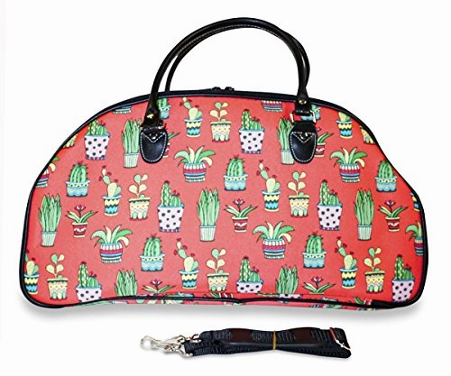 Ever Moda Cactus Rolling Duffle Bag