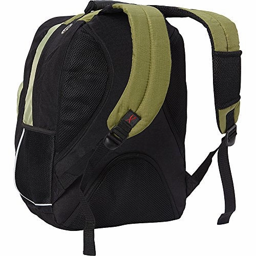 Everest Xtreme Multi-Compartment Backpack, Desert Green/Dark Greaan/Black, One Size