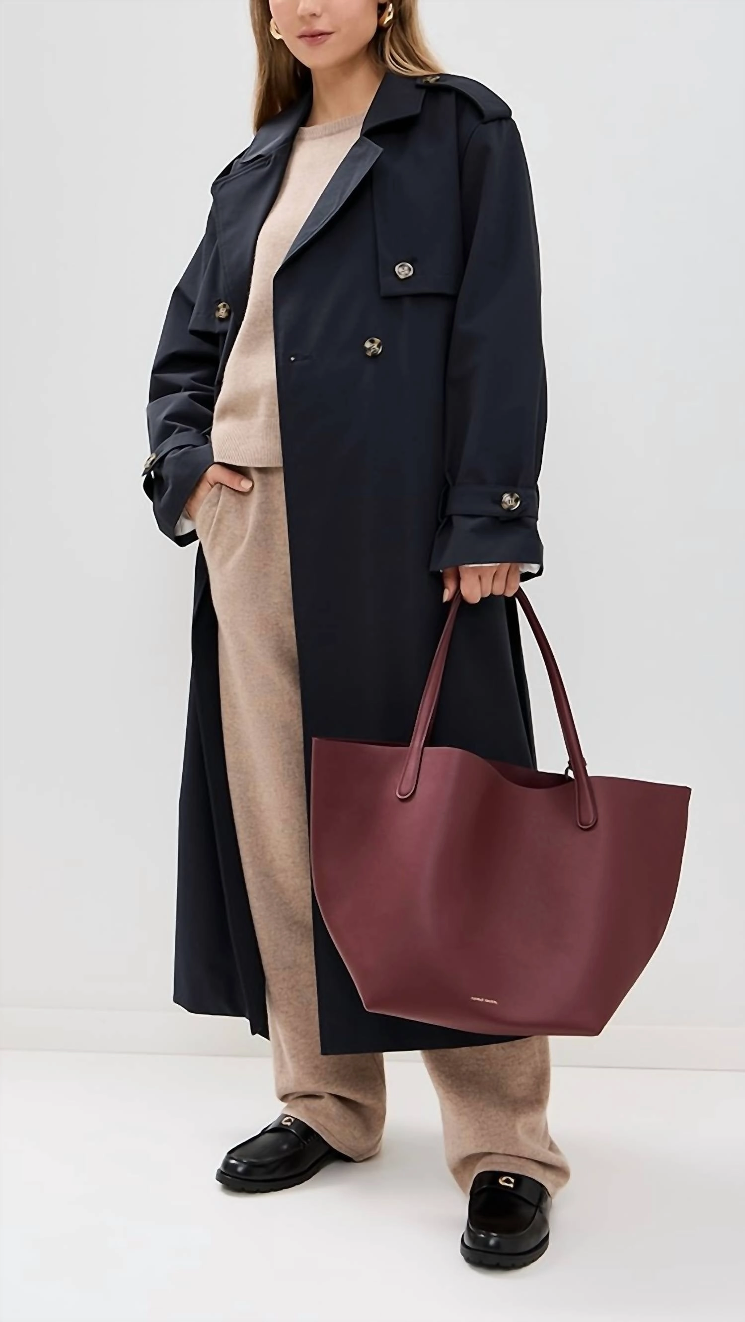 Everyday Soft Tote In Pomegranate