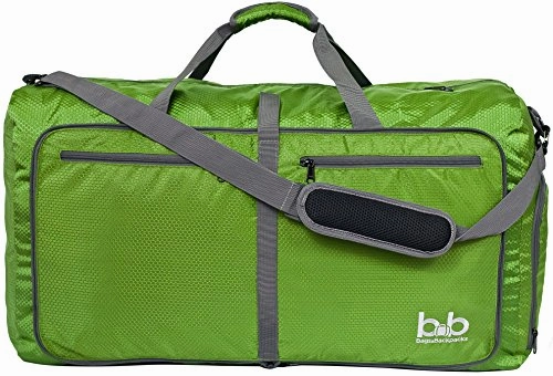 Extra Large Duffle Bag with Pockets - Travel Duffel Bag for Women and Men (Dark Green)