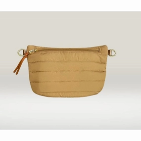 FASHNZFAB Addison Quilted Nylon Waist/ Sling Bag