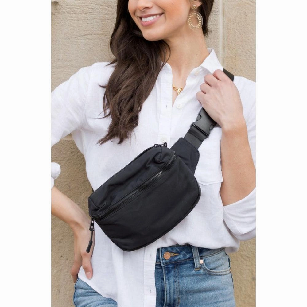 FASHNZFAB Adventurer Nylon Sling Belt Bag