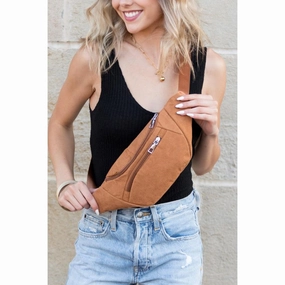 FASHNZFAB Amari Corduroy Sling / Belt Bag