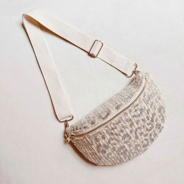 FASHNZFAB Edge Breeze Cheetah Belt Sling Bag