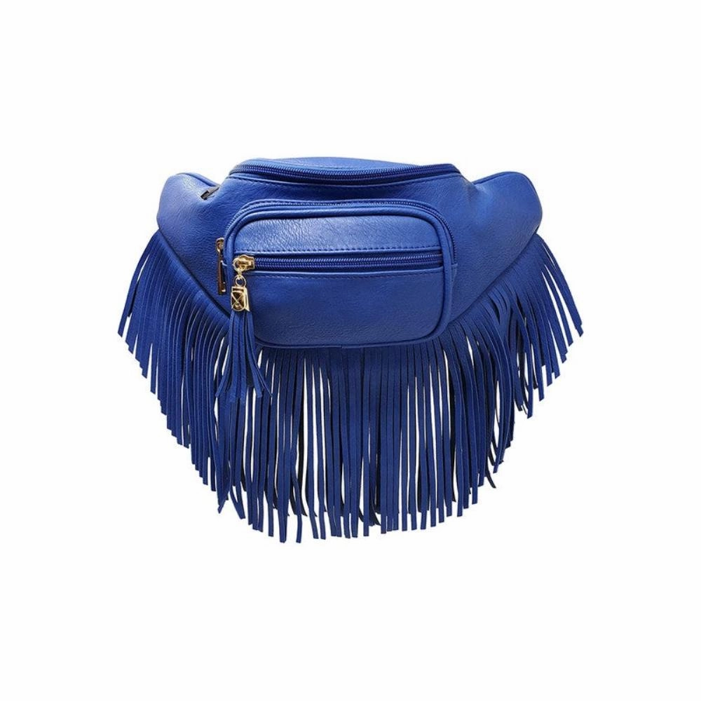 FASHNZFAB Fashion Fringe Tassel Fanny Pack Waist Bag