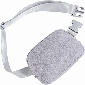 FASHNZFAB Lola Boucle Sherpa Sling/Belt Bag